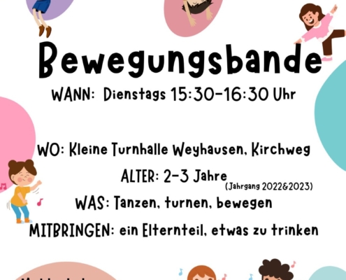 Bewegungsbande beim SC. Weyhausen