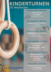 Kinderturnen Flyer 2025 Kinderturnen Flyer 2025