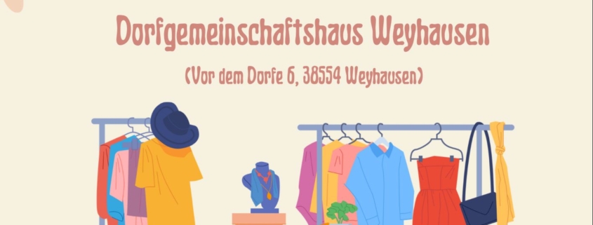 Frauenflohmarkt Flyer